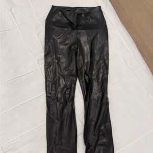 White House Black Market Black Leather Pants